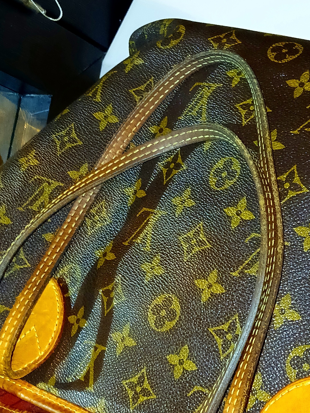 Louis Vuitton Set Neverfull Mm Bag Authentic Monogram Tote Shoulder Bag & Wallet - Picture 11 of 15